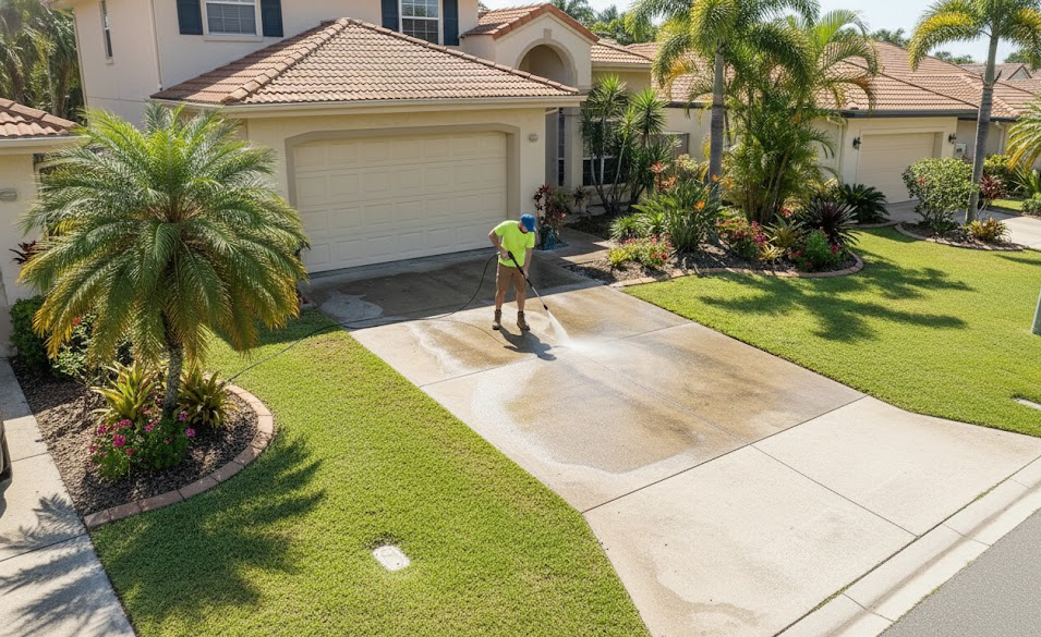 Residential pressure washing in {suburbName}